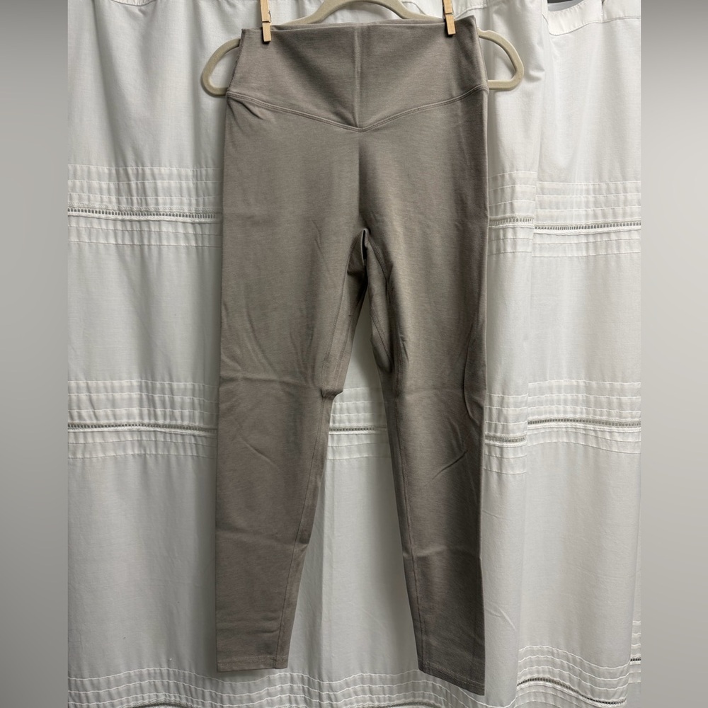 Women's Cream High-Waisted Balance Leggings